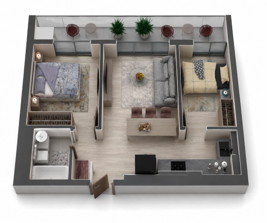 2+1 апартаменты, от 80,8 м²