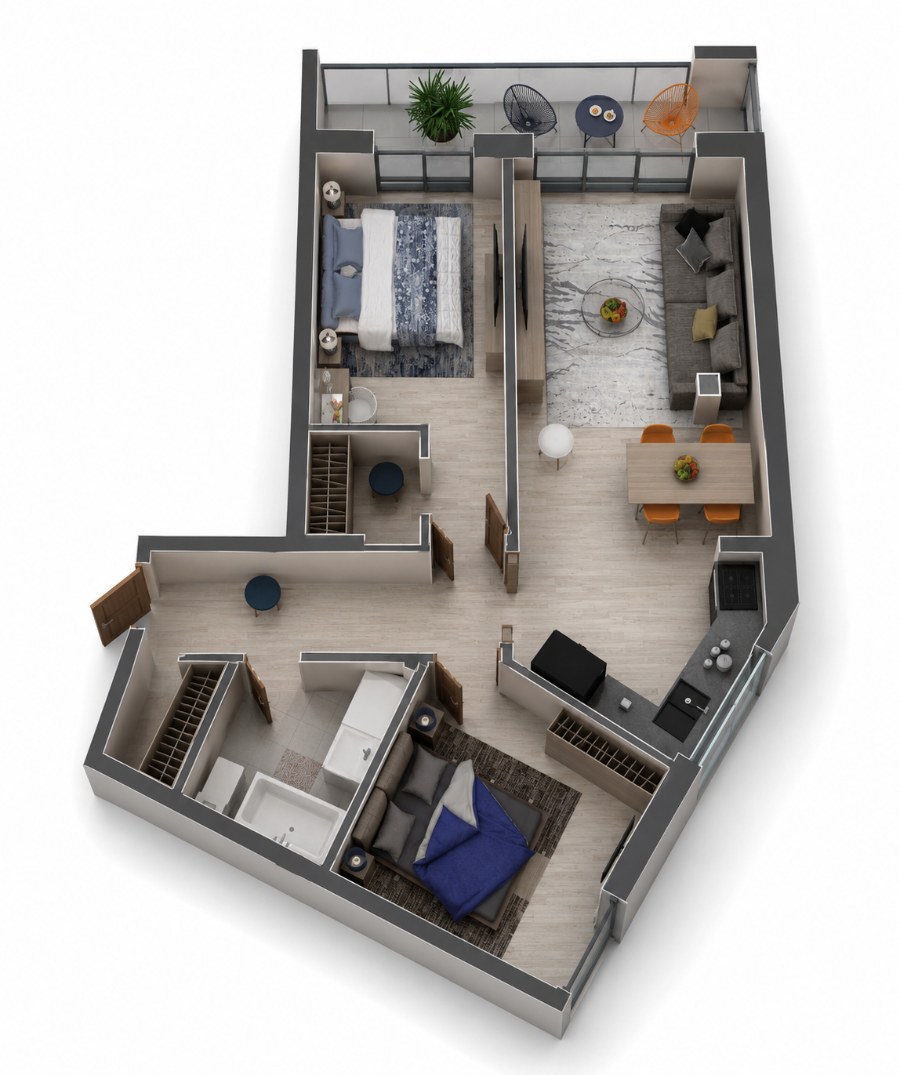 2+1 апартаменты, от 80,8 м²
